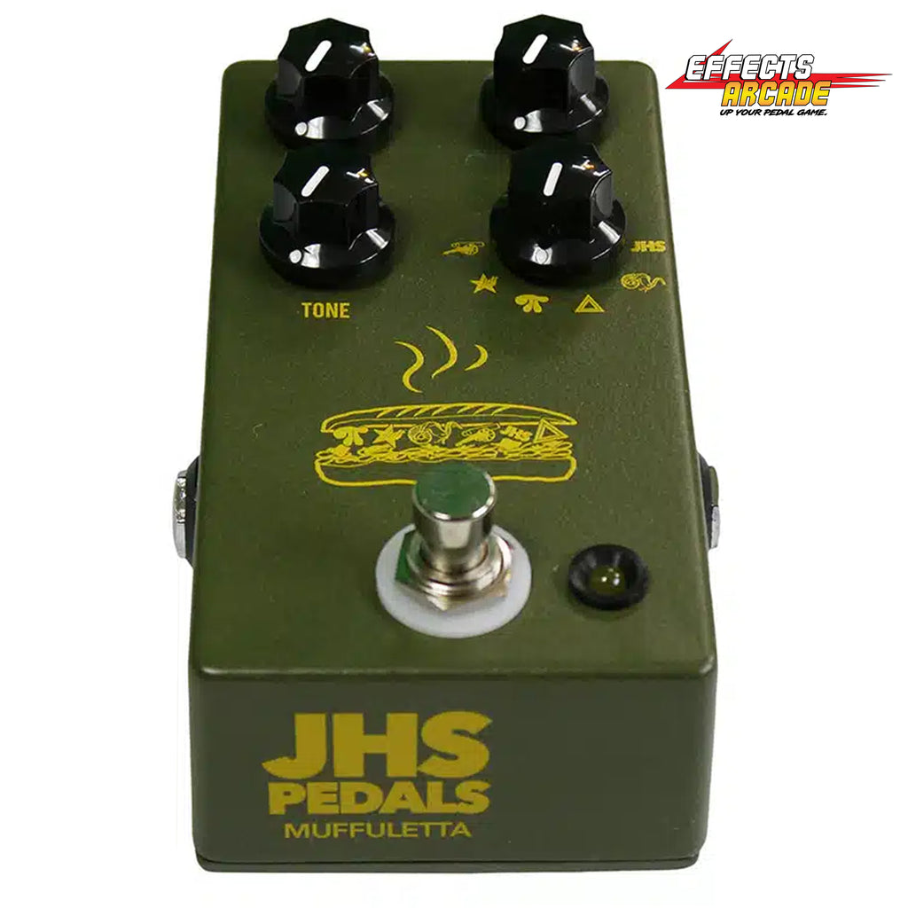 JHS Muffuletta 6-Way Fuzz Pedal - Army Green