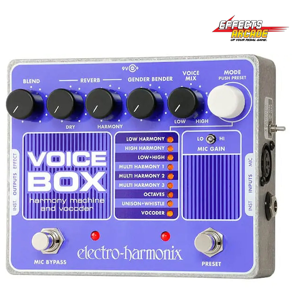 Electro-Harmonix Voice Box Vocal Harmony Machine / Vocoder Effect Pedal - New