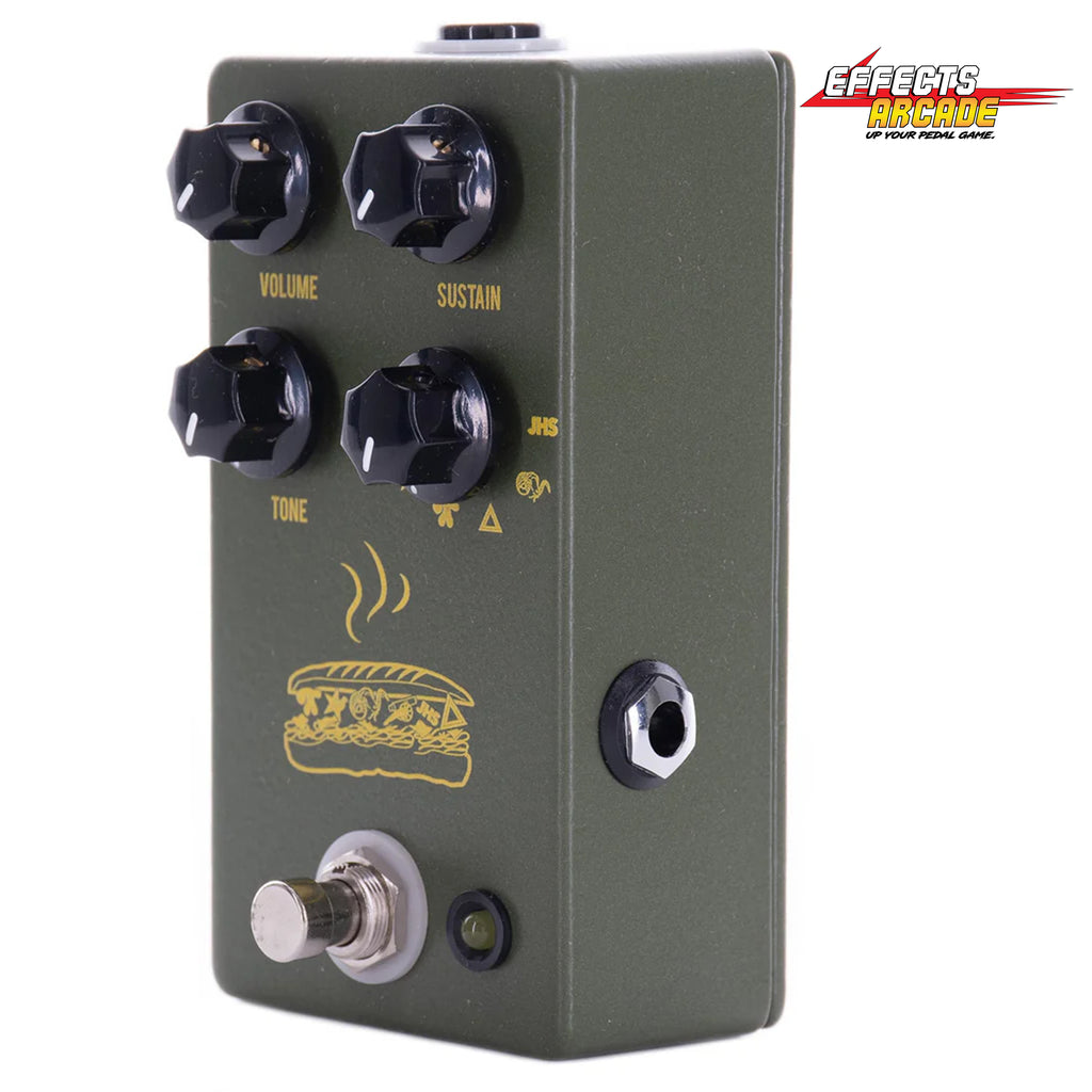 JHS Muffuletta 6-Way Fuzz Pedal - Army Green